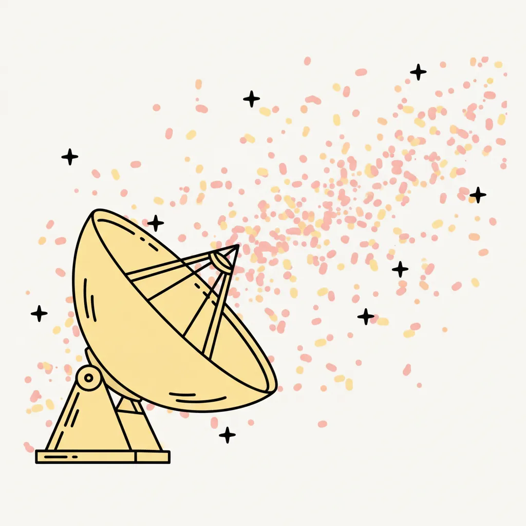 Cosmic microwave background illustration